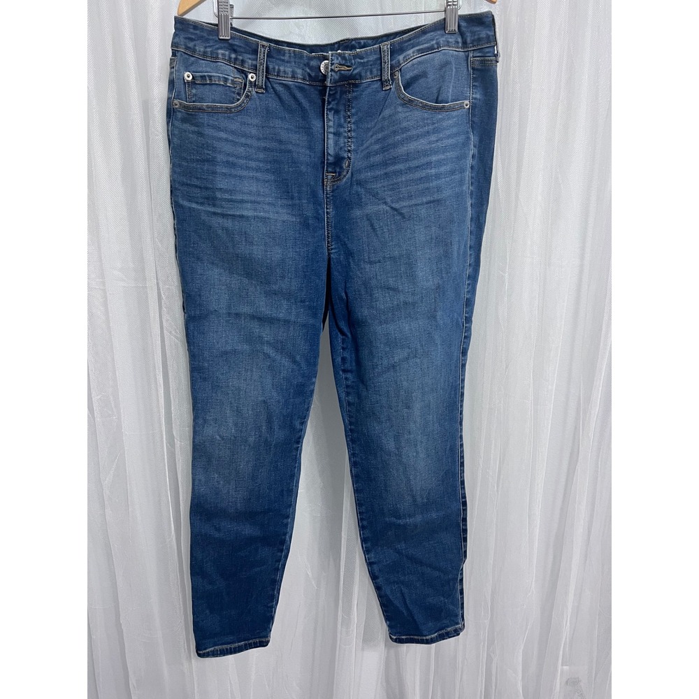 Torrid Jeans Women's 20R Blue Denim Mid Rise Slim Fit Pants